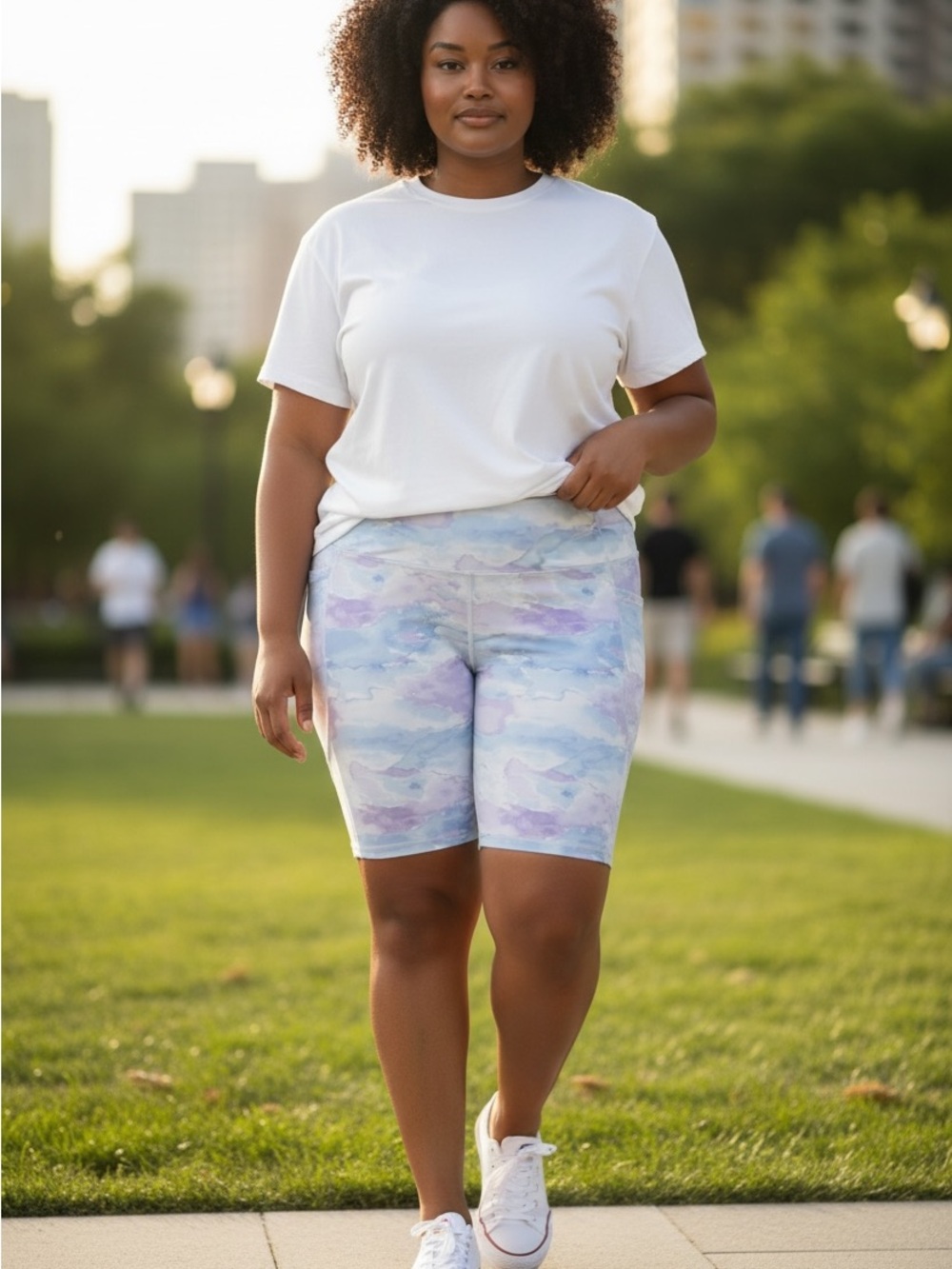 OLD NAVY plus size go dry Women’s Pastel Print Performance Shorts size 4X